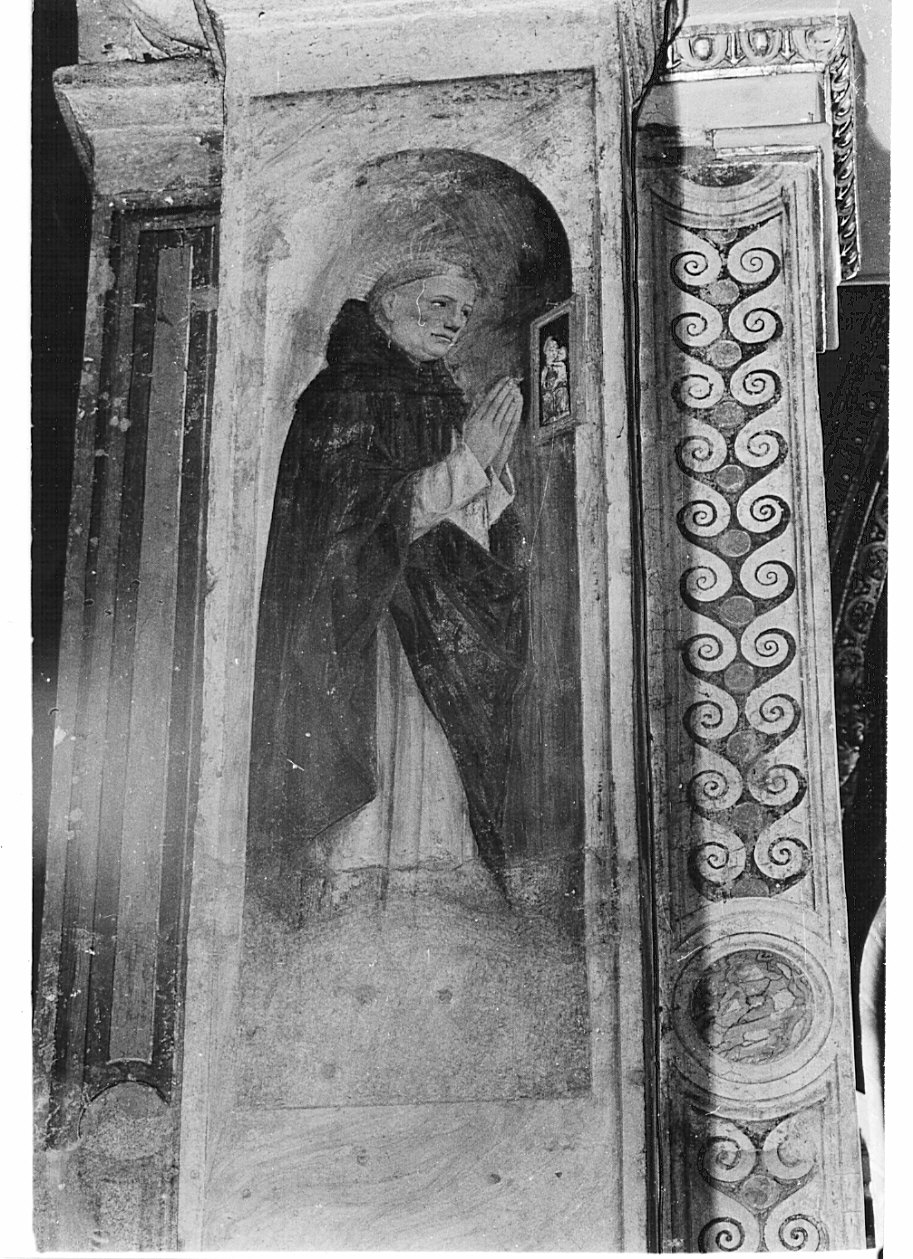 Santo domenicano (dipinto, opera isolata) di Butinone Bernardino (attribuito) (fine sec. XVI)