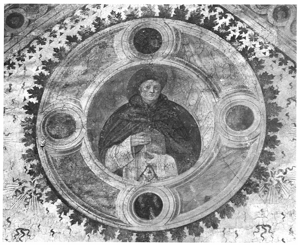Santo domenicano (dipinto, elemento d'insieme) di Butinone Bernardino (fine sec. XV)