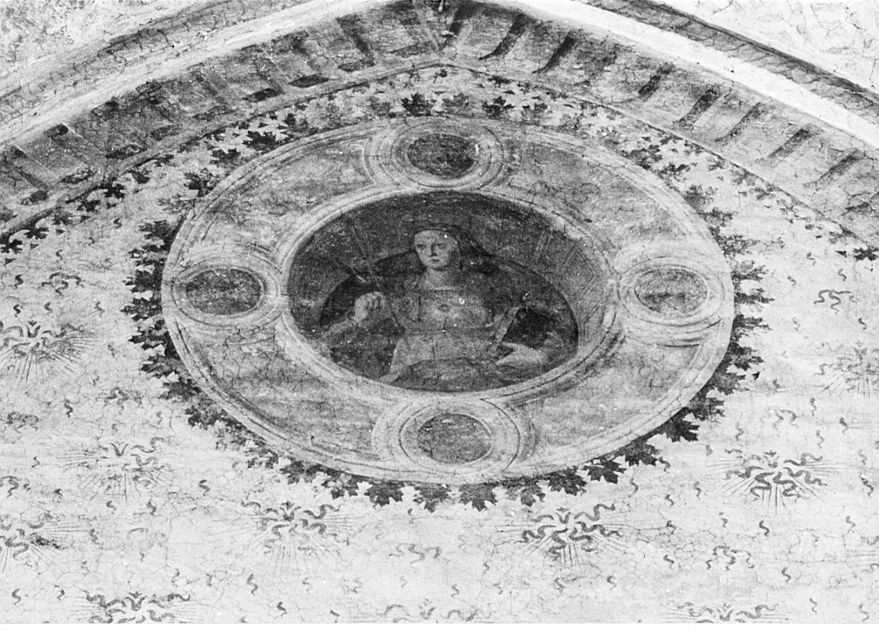 Santa Caterina d'Alessandria (dipinto, elemento d'insieme) di Butinone Bernardino (fine sec. XV)