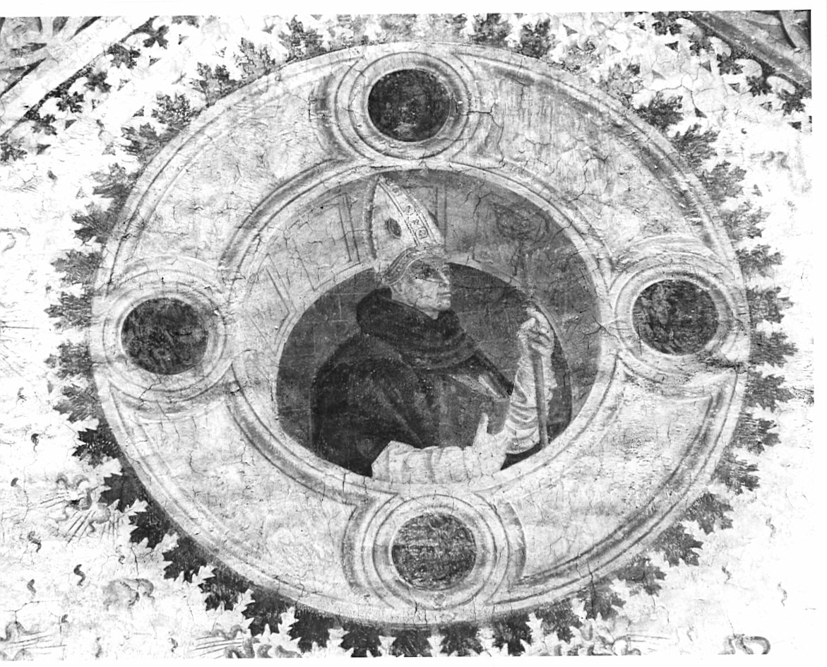vescovo domenicano (dipinto, elemento d'insieme) di Butinone Bernardino (fine sec. XV)