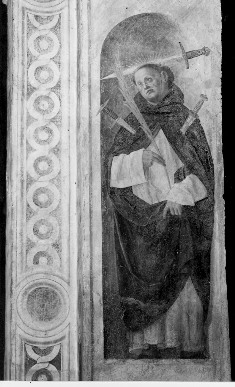San Pietro Martire (dipinto, opera isolata) di Butinone Bernardino (attribuito) (fine sec. XVI)
