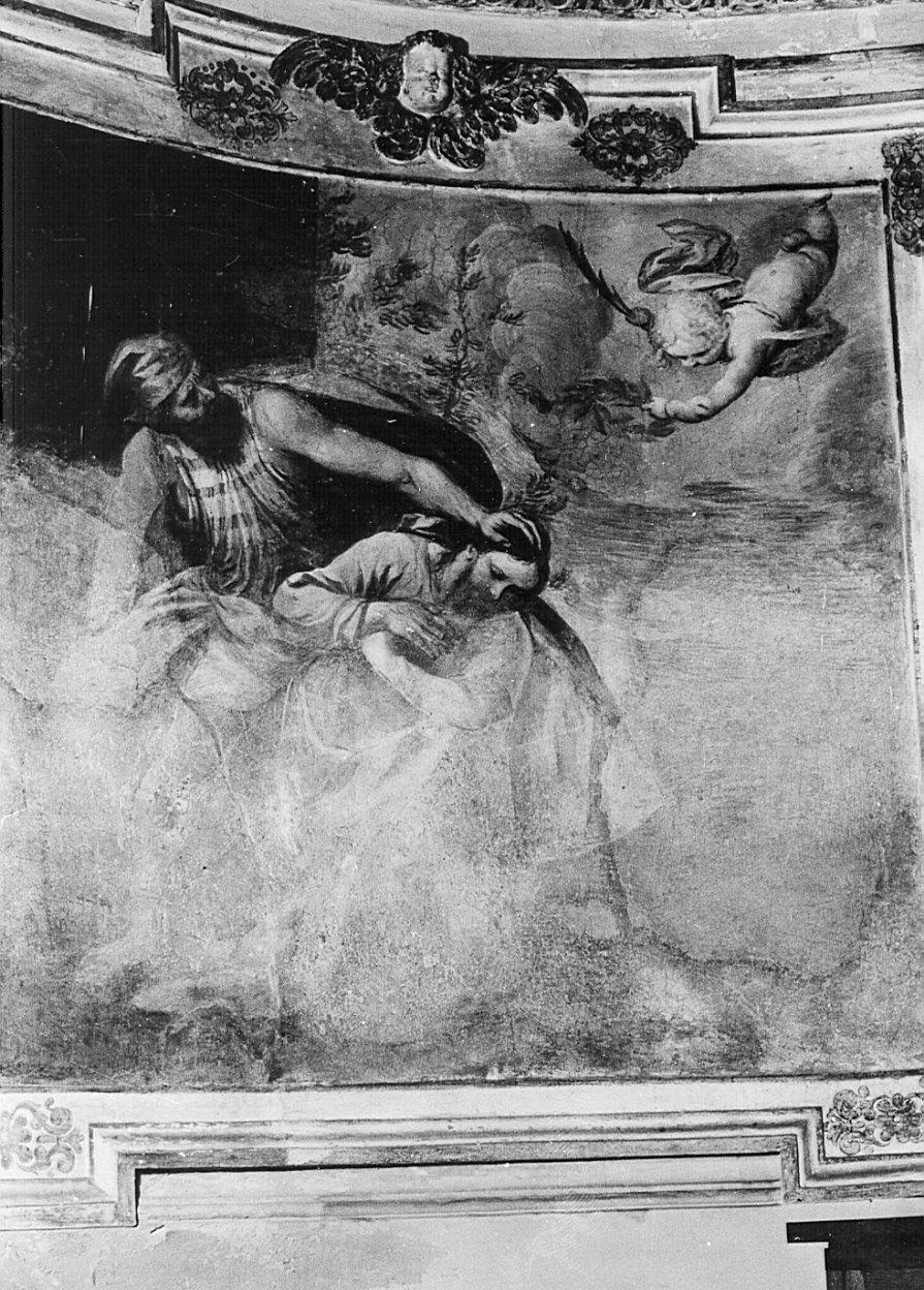 martirio di Santo (dipinto, elemento d'insieme) di Danedi Giovanni Stefano detto Montalto (attribuito) (sec. XVII)