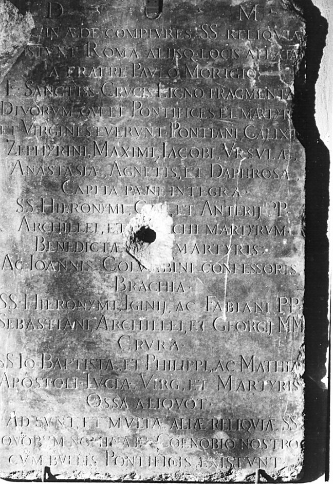 lapide commemorativa, opera isolata - bottega milanese (seconda metà sec. XVI, sec. XVIII)