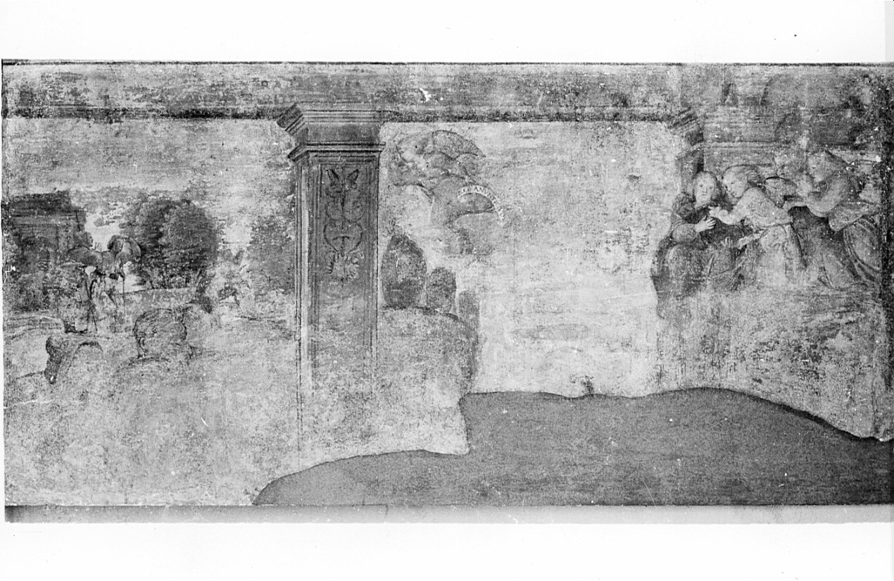 adorazione dei pastori (dipinto, frammento) di Suardi Bartolomeo detto Bramantino (fine/inizio secc. XV/ XVI)