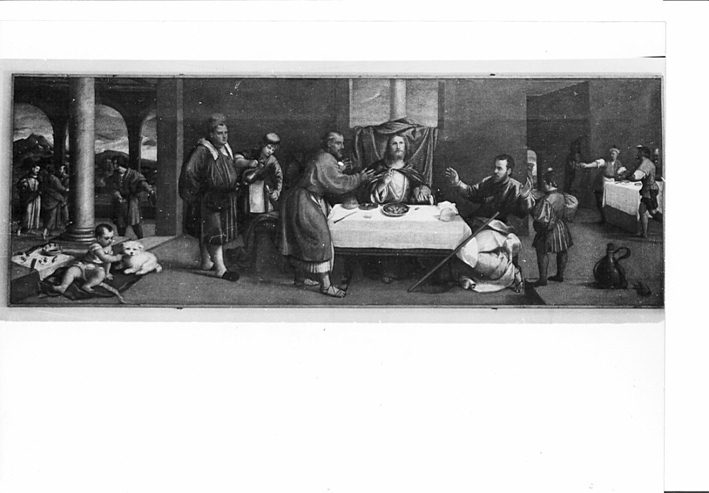 ultima cena (dipinto, opera isolata) di De Pitati Bonifacio detto Bonifacio Veronese (sec. XVI)