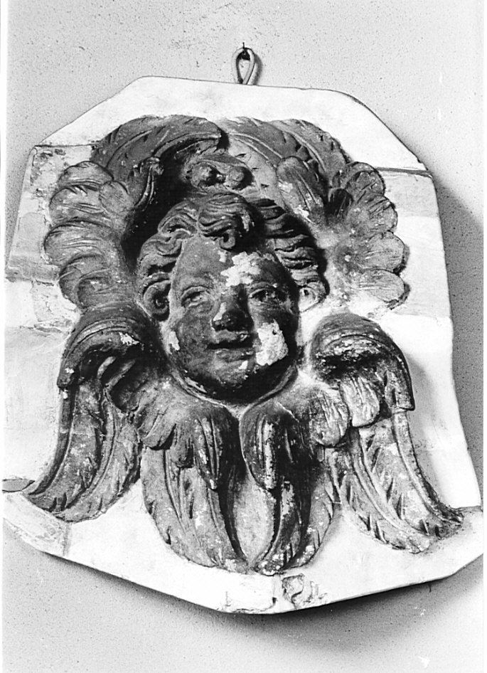 cherubino (rilievo, frammento) - bottega lombarda (sec. XVII)