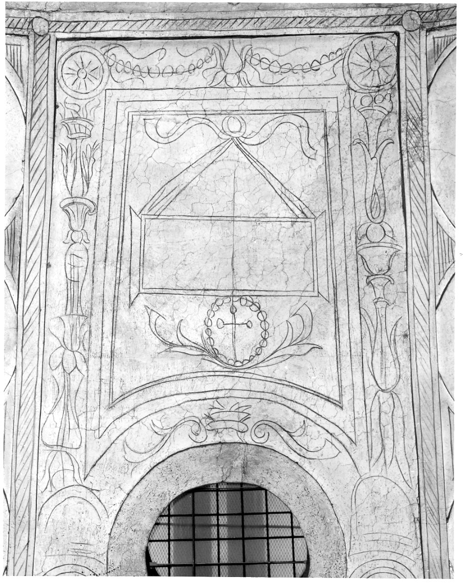 targhe (decorazione pittorica, elemento d'insieme) di Bramante Donato (scuola) (sec. XV)