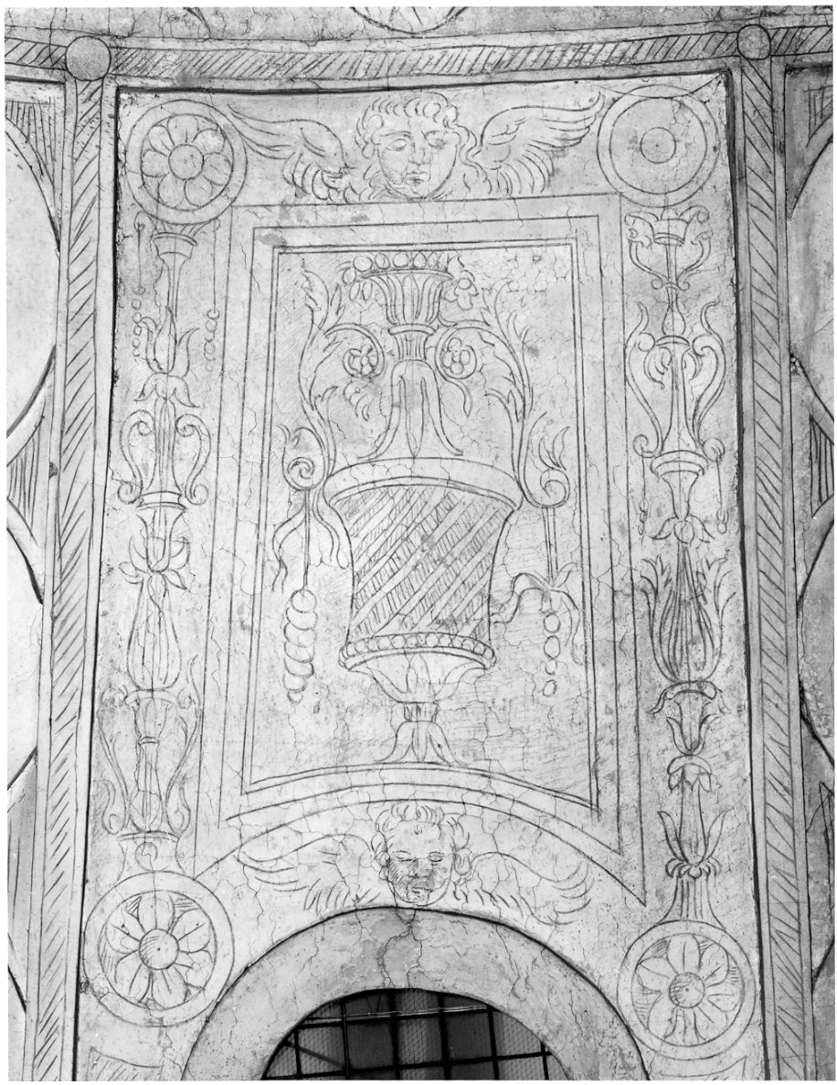 candelabra (decorazione pittorica, elemento d'insieme) di Bramante Donato (scuola) (sec. XV)