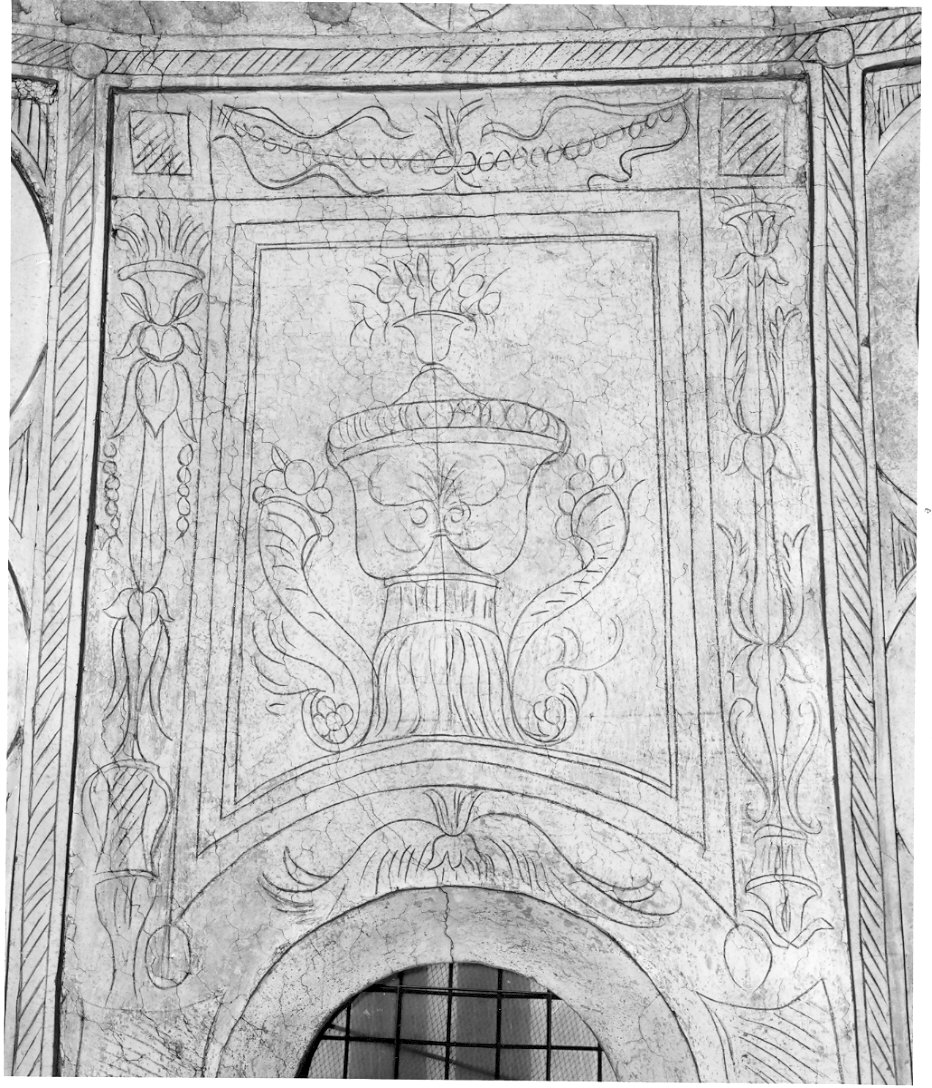 candelabra (decorazione pittorica, elemento d'insieme) di Bramante Donato (scuola) (sec. XV)