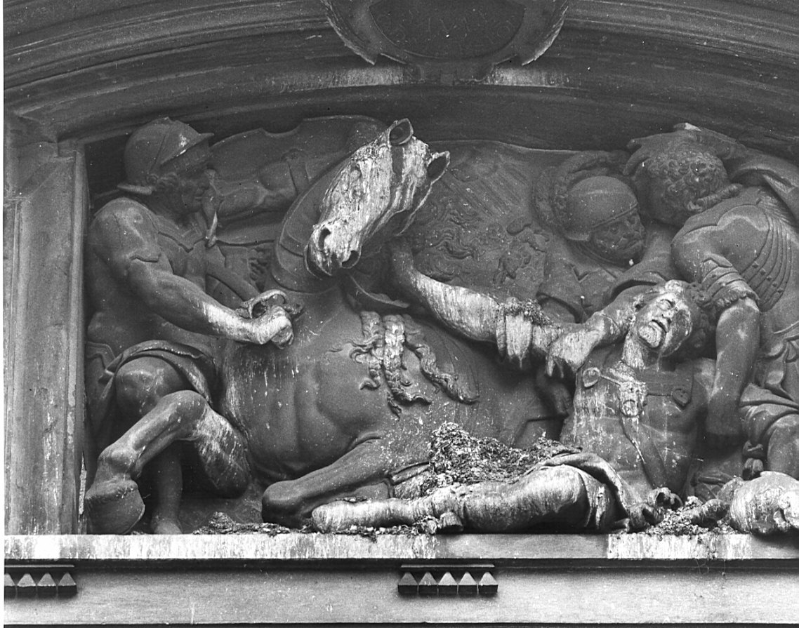 conversione di San Paolo (rilievo, opera isolata) di Crespi Giovan Battista detto Cerano (attribuito), Vismara Gaspare (sec. XVII)