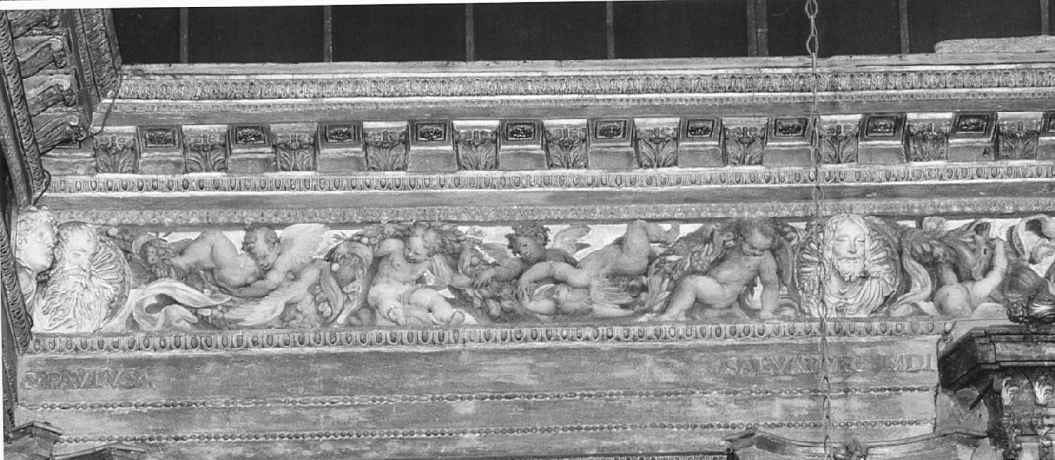 decorazione pittorica, insieme di Campi Giulio (attribuito), Campi Antonio (attribuito), Campi Vincenzo (attribuito) (sec. XVI)