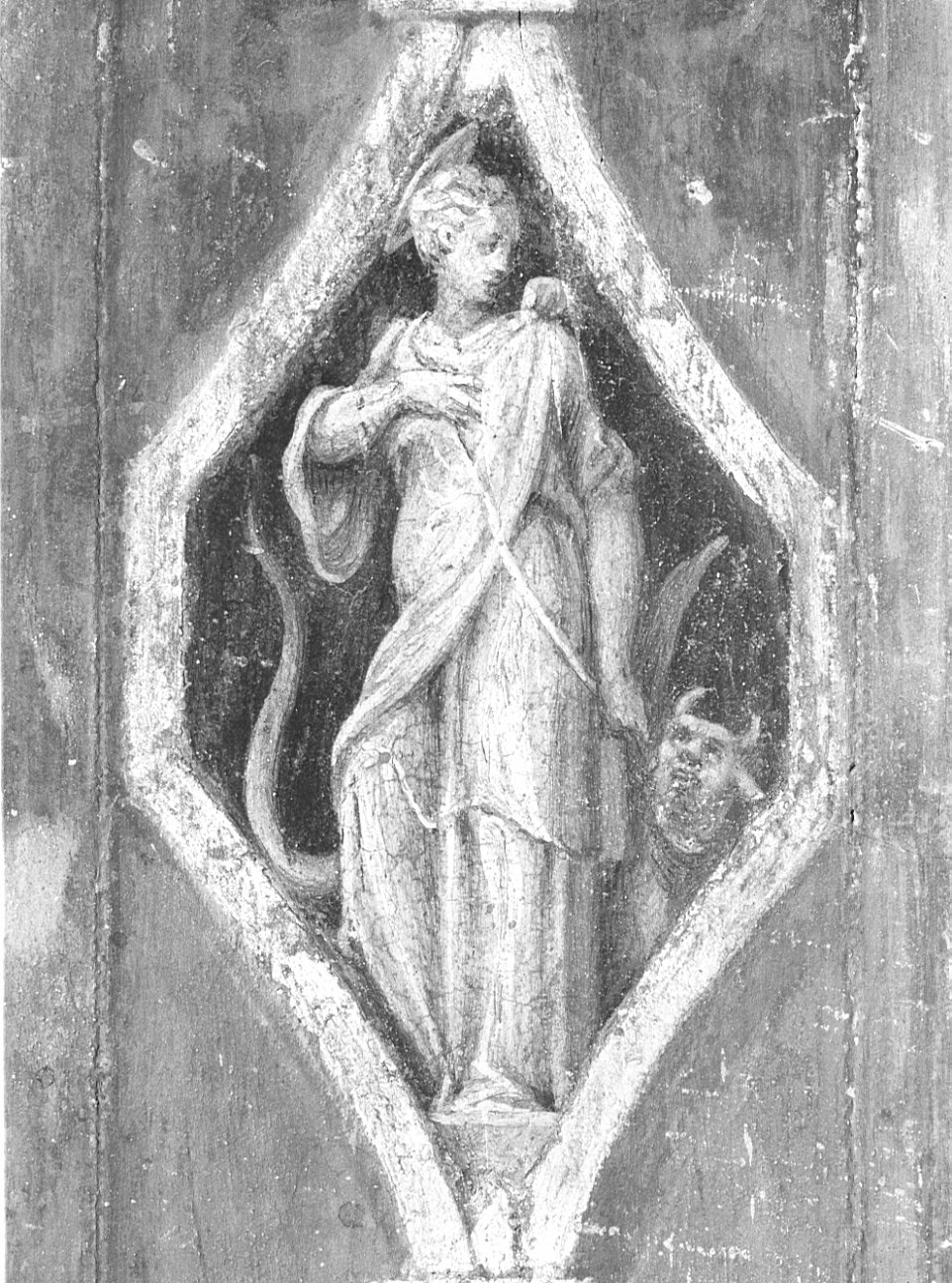 Santa Lucia (?) (dipinto, elemento d'insieme) di Campi Antonio, Campi Giulio (sec. XVI)