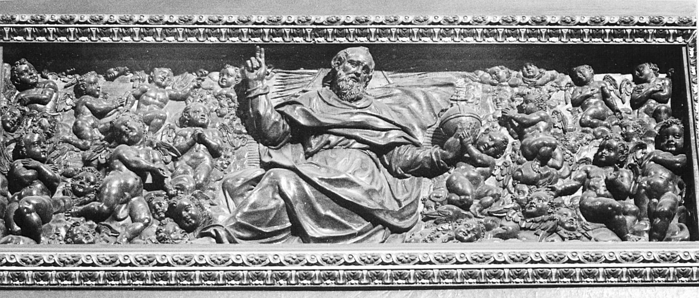 Dio Padre (rilievo, opera isolata) di Taurino Giovanni (sec. XVII)