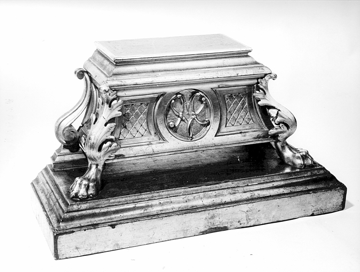 tronetto per esposizione eucaristica, opera isolata - bottega lombarda (sec. XIX)