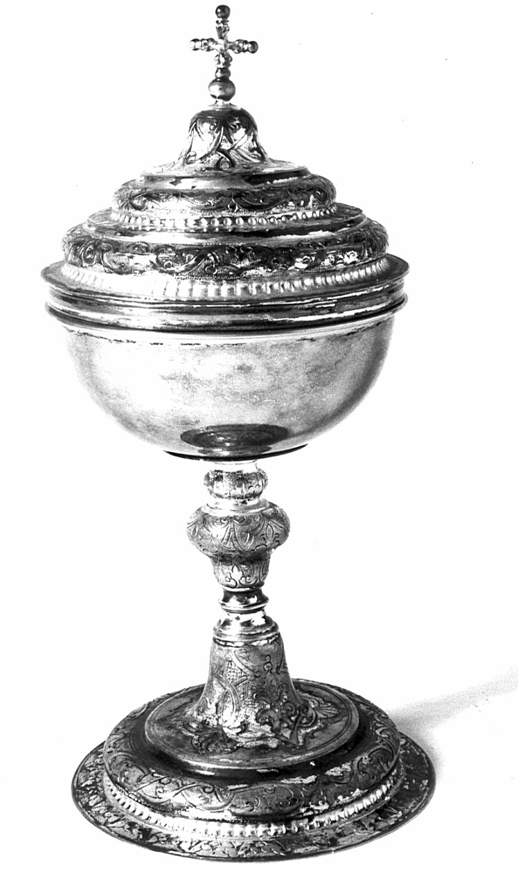 pisside, opera isolata - bottega lombarda (secc. XVII/ XVIII)