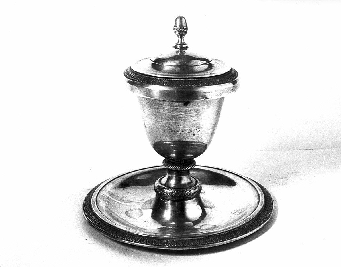 vasetto per la purificazione, opera isolata - bottega lombarda (sec. XX)