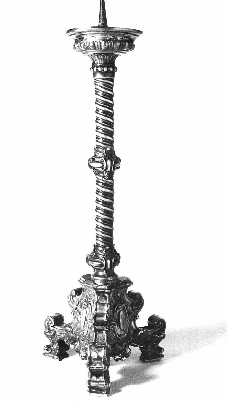 candeliere, coppia - bottega lombarda (sec. XVIII)