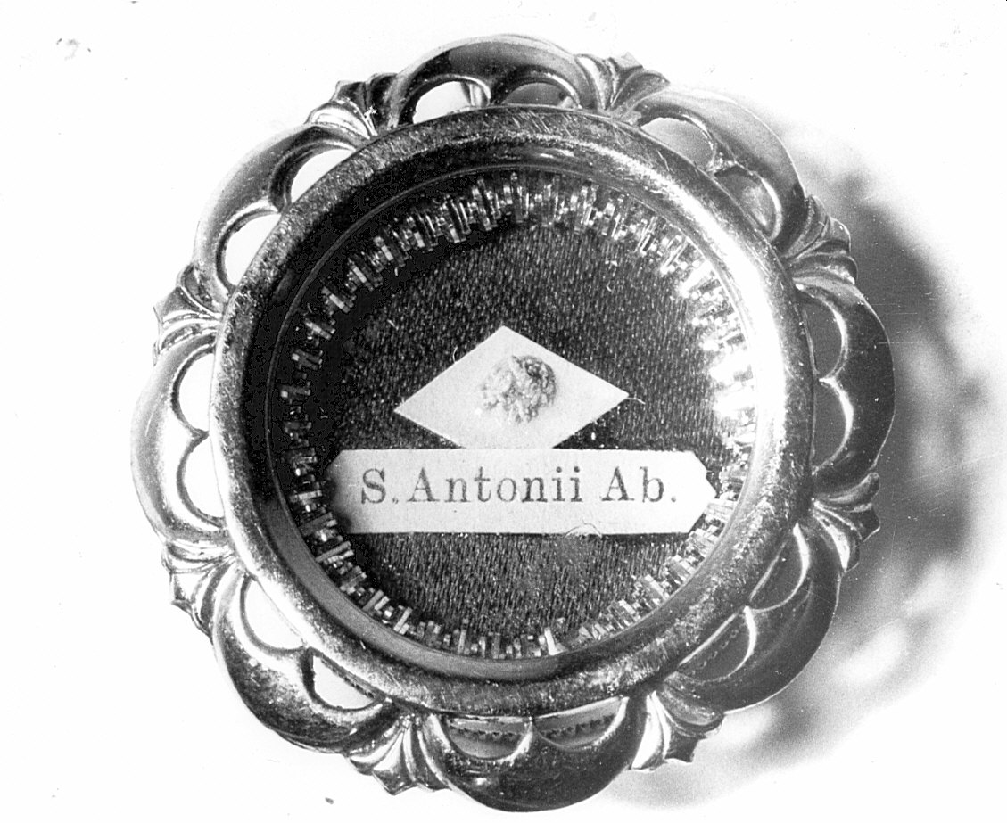 reliquiario a capsula, coppia - bottega lombarda (sec. XX)