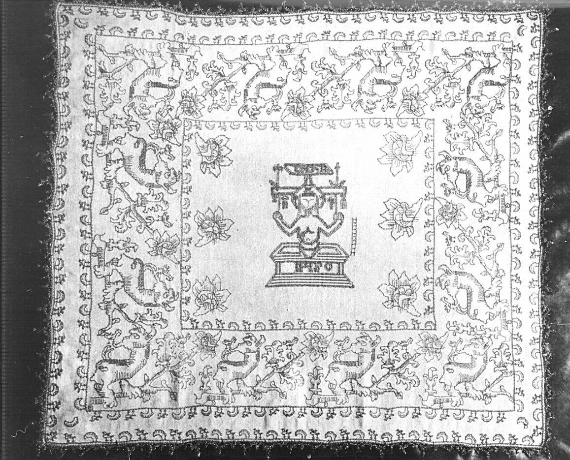 antimensio, opera isolata - manifattura lombarda (secc. XVII/ XVIII)