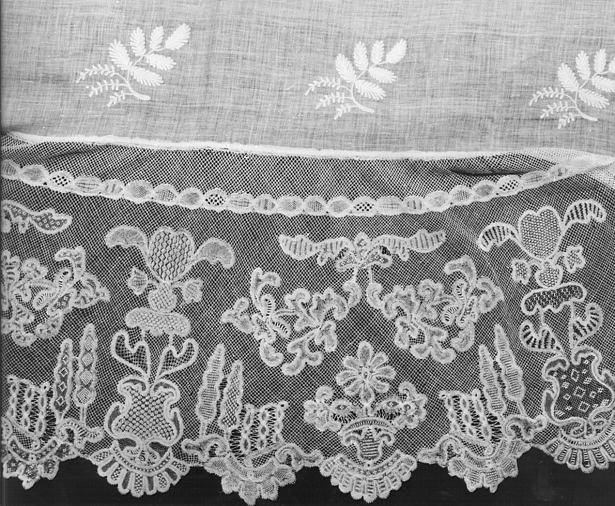 merletto, opera isolata - manifattura lombarda (metà sec. XVIII)