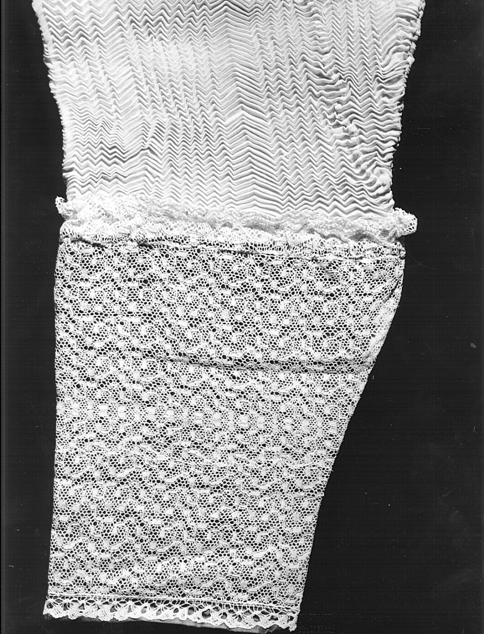 merletto, opera isolata - manifattura lombarda (seconda metà sec. XIX)