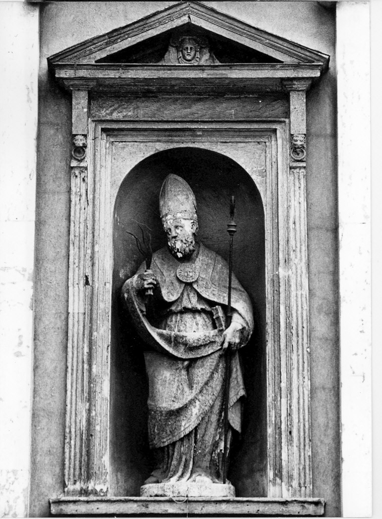 Sant'Ambrogio (statua, opera isolata) di Alessi Galeazzo (seconda metà sec. XVI)