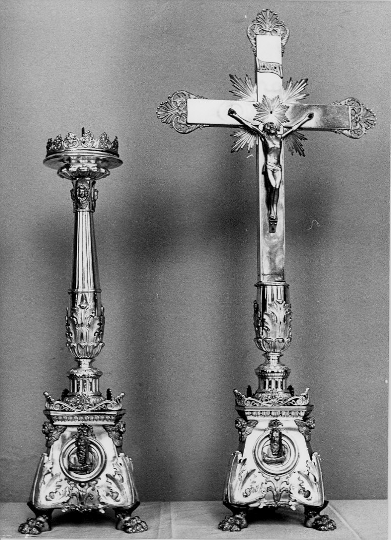 candeliere, serie - bottega lombarda (?) (sec. XIX)