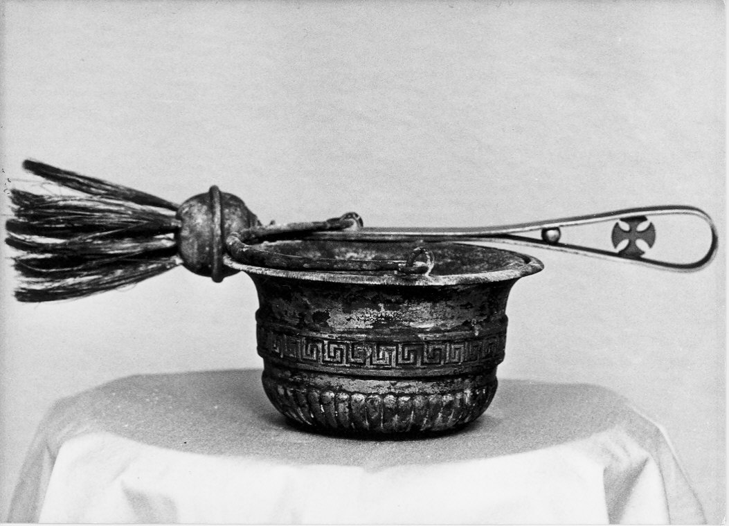 servizio per aspersione, insieme - bottega lombarda (sec. XIX)