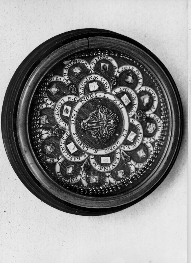 reliquiario a capsula - a medaglione, opera isolata - bottega lombarda (sec. XIX)