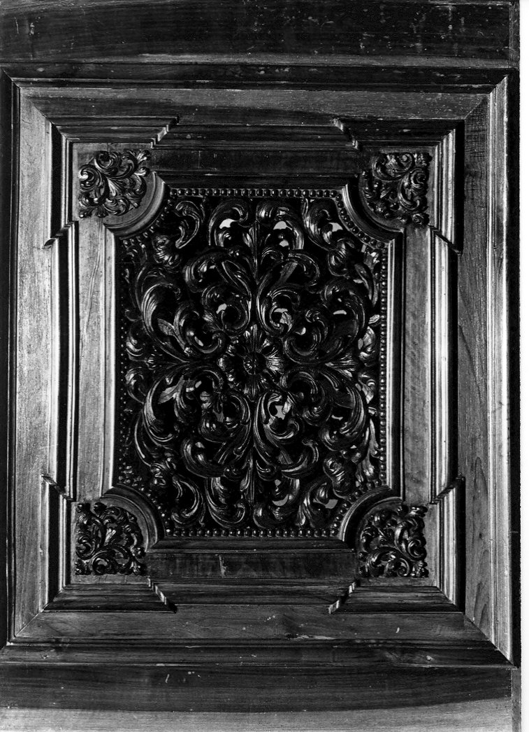 porta - ad un battente, opera isolata - bottega lombarda (sec. XVII)