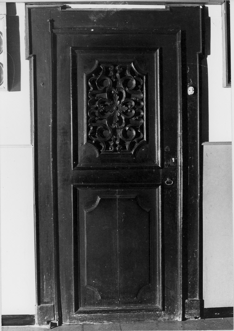 porta - ad un battente, opera isolata - bottega lombarda (sec. XVII)