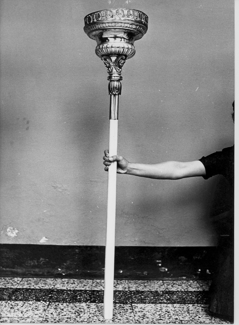 portaceri votivo, serie - bottega lombarda (secc. XIX/ XX)