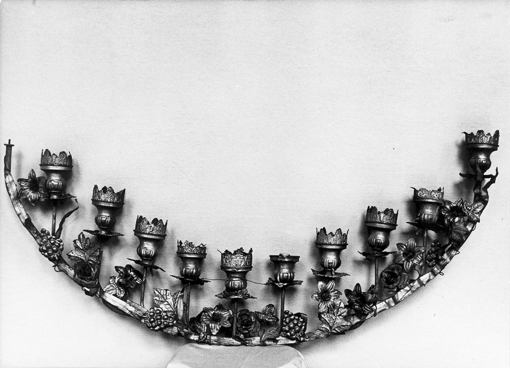 portalampade da chiesa, opera isolata - bottega lombarda (sec. XX)