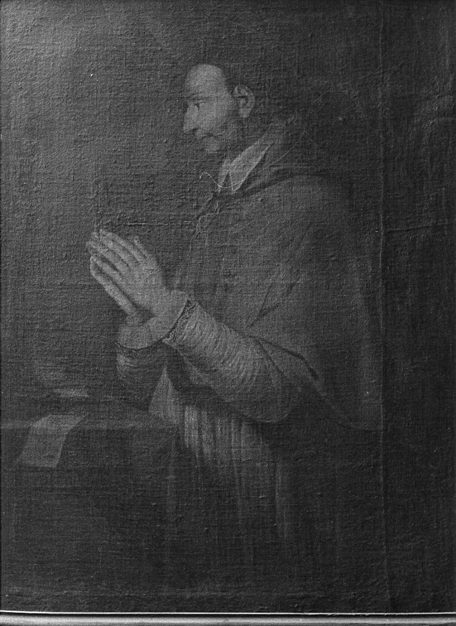 San Carlo Borromeo (dipinto, opera isolata) - ambito italiano (sec. XVII)