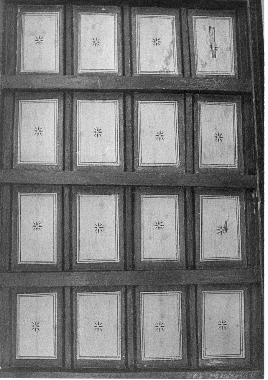 soffitto a cassettoni, opera isolata - bottega italiana (sec. XVI)