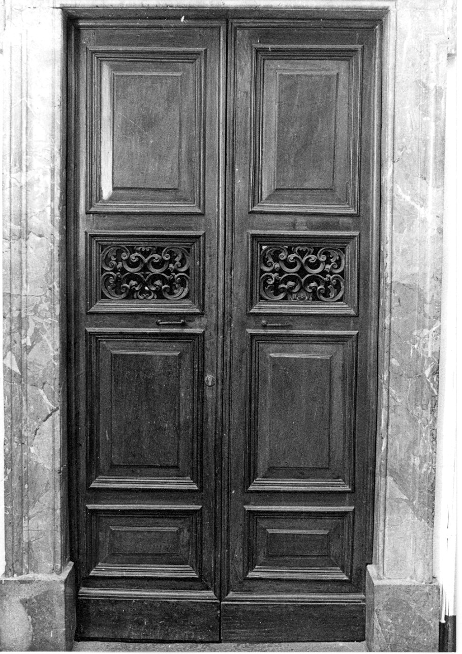 porta - a due battenti, opera isolata - bottega italiana (sec. XIX)