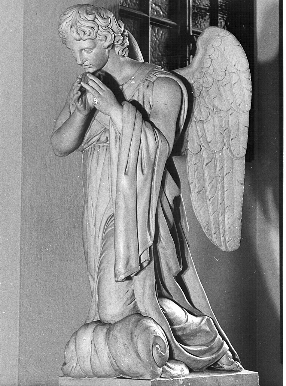 angelo (statua, pendant) - bottega italiana (prima metà sec. XIX)