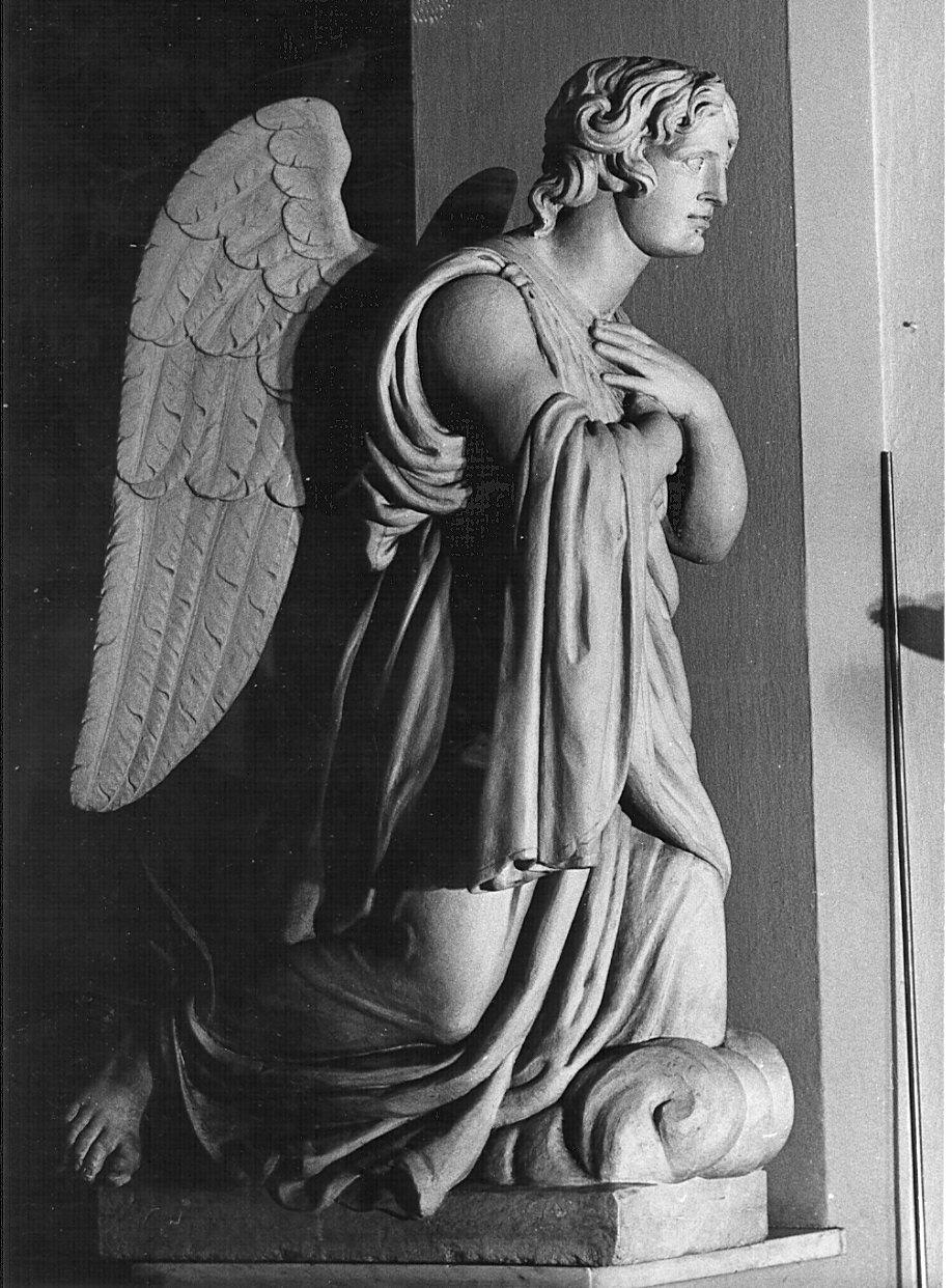 angelo (statua, pendant) - bottega italiana (prima metà sec. XIX)