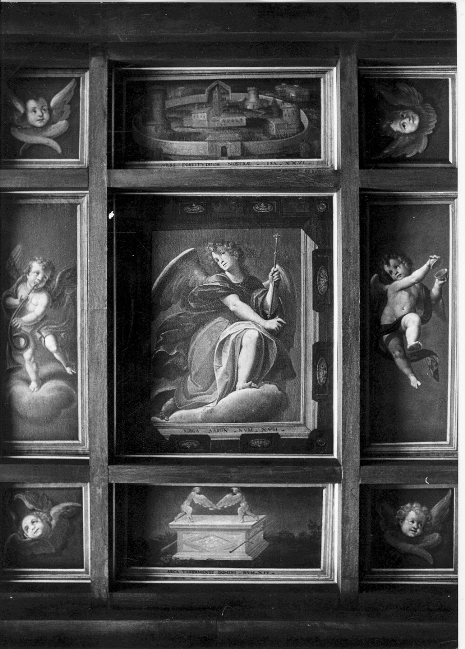 Glorie della Vergine/ angeli (dipinto, elemento d'insieme) di Procaccini Giulio Cesare (attribuito) (inizio sec. XVII)