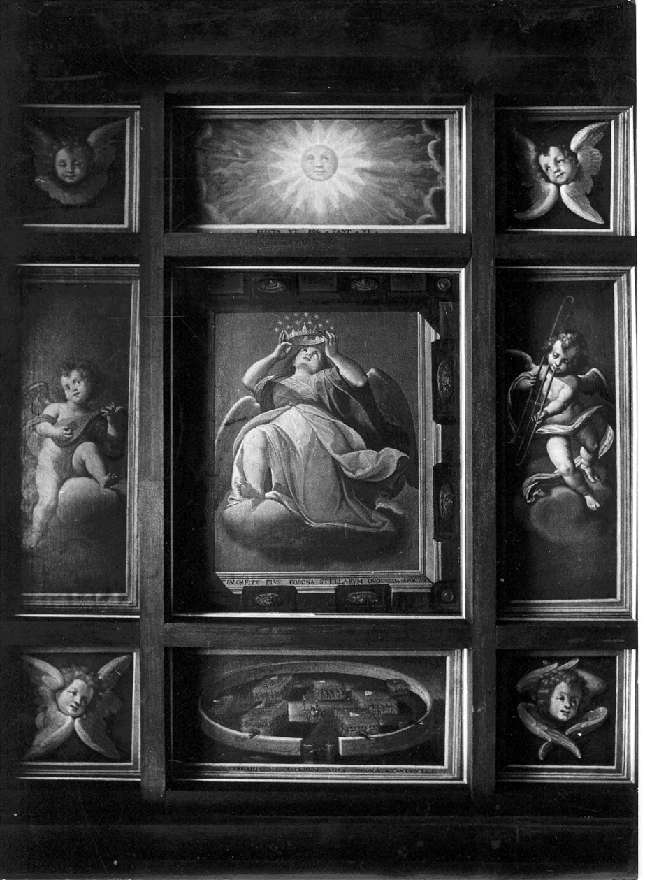 Glorie della Vergine/ angeli (dipinto, elemento d'insieme) di Procaccini Giulio Cesare (attribuito) (inizio sec. XVII)
