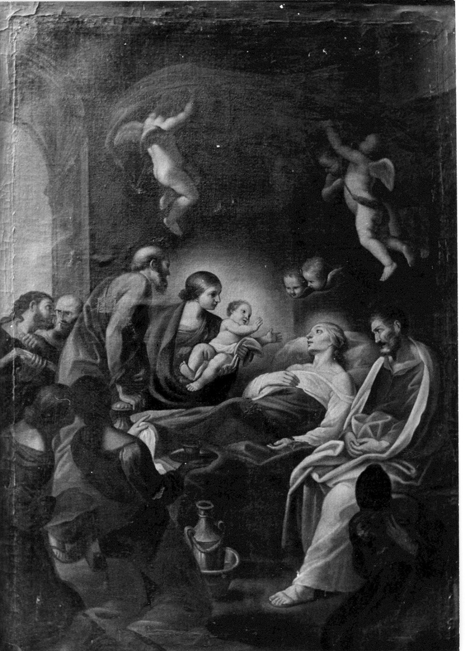 morte di Sant'Anna (dipinto, opera isolata) - ambito italiano (seconda metà sec. XVIII)