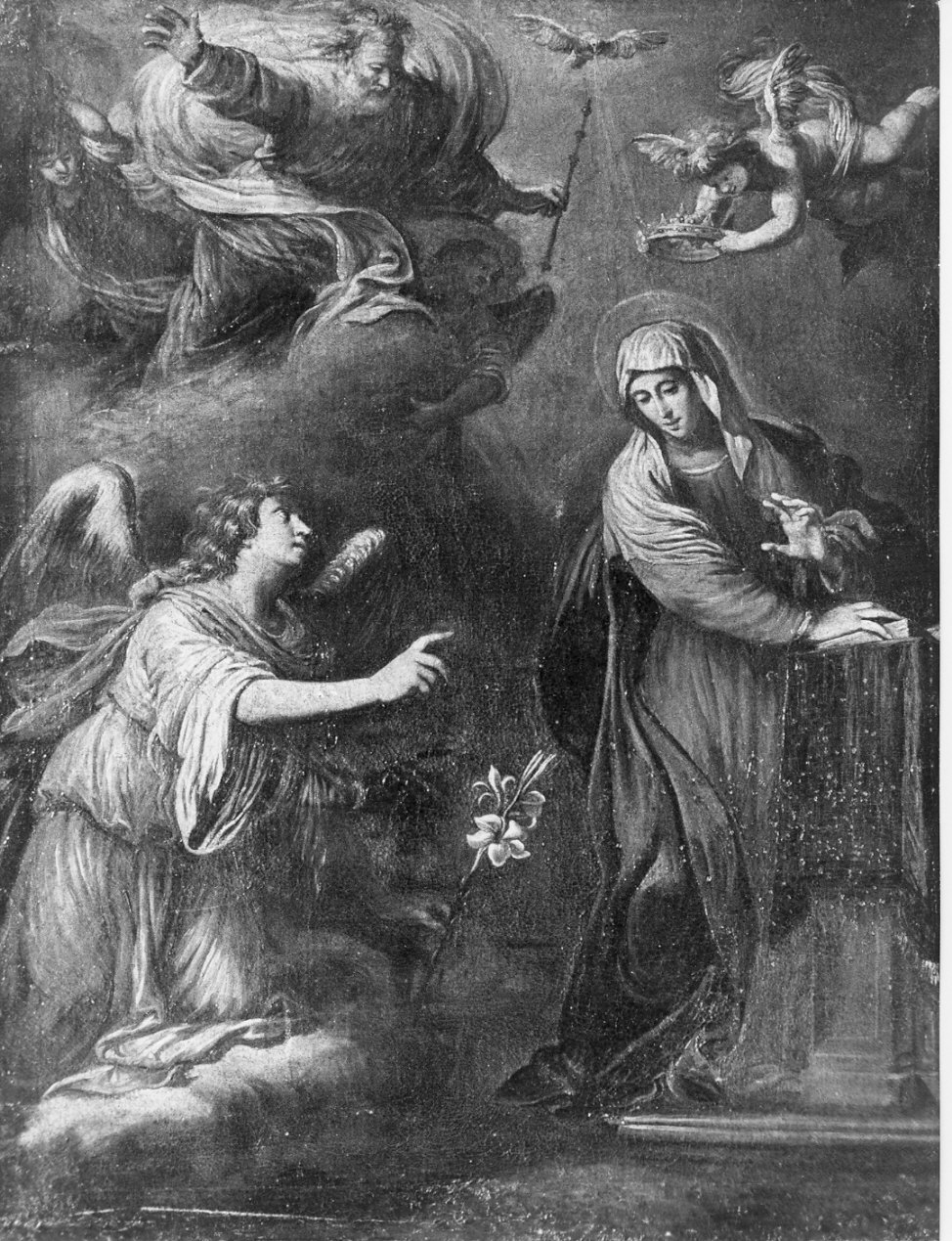 Annunciazione (dipinto, opera isolata) - ambito italiano (sec. XVII)