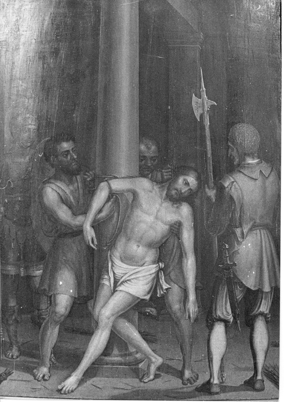 Cristo alla colonna (dipinto, opera isolata) - ambito italiano (sec. XVII)