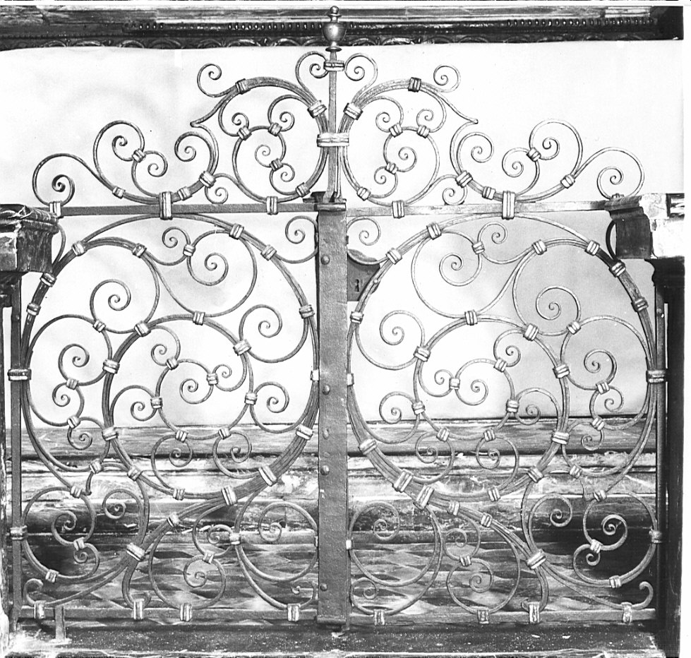 cancello di balaustrata, opera isolata - bottega lombarda (sec. XVIII)