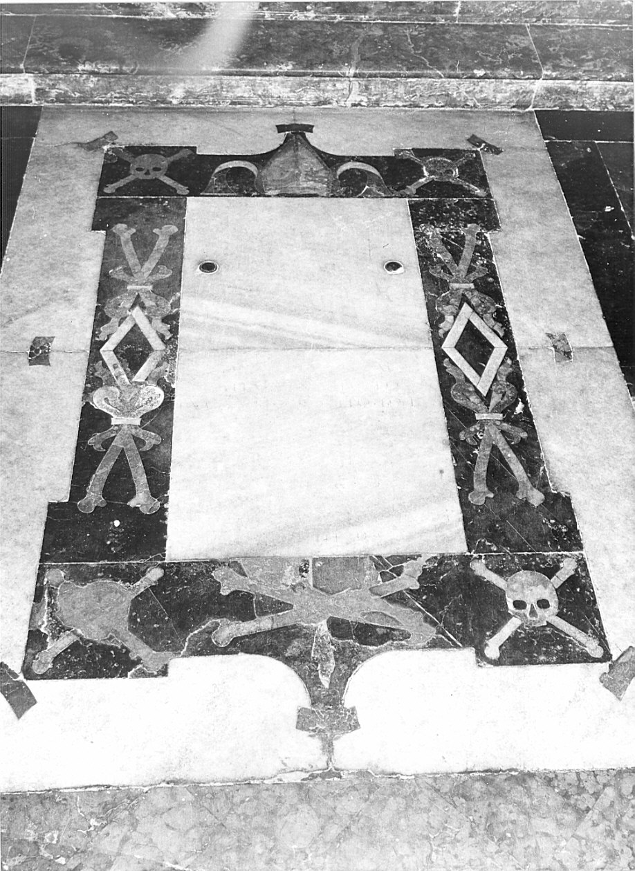 lapide tombale, opera isolata - bottega lombarda (sec. XVII)