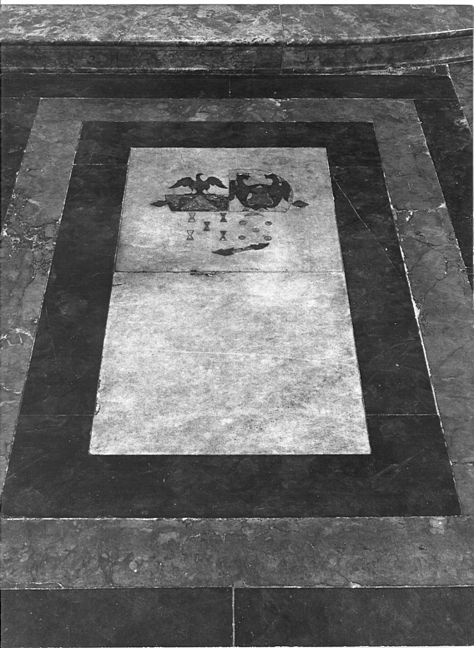 lapide tombale, opera isolata - bottega lombarda (sec. XVII)