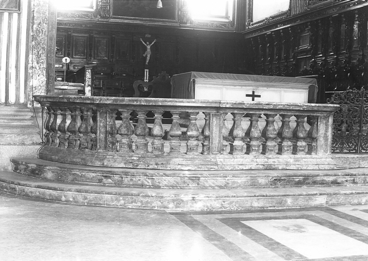 balaustrata, opera isolata - bottega lombarda (prima metà sec. XVII)