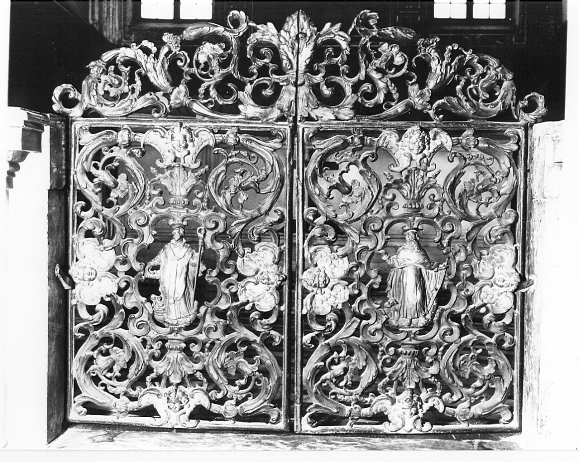 cancello di balaustrata, opera isolata - bottega lombarda (prima metà sec. XVII)