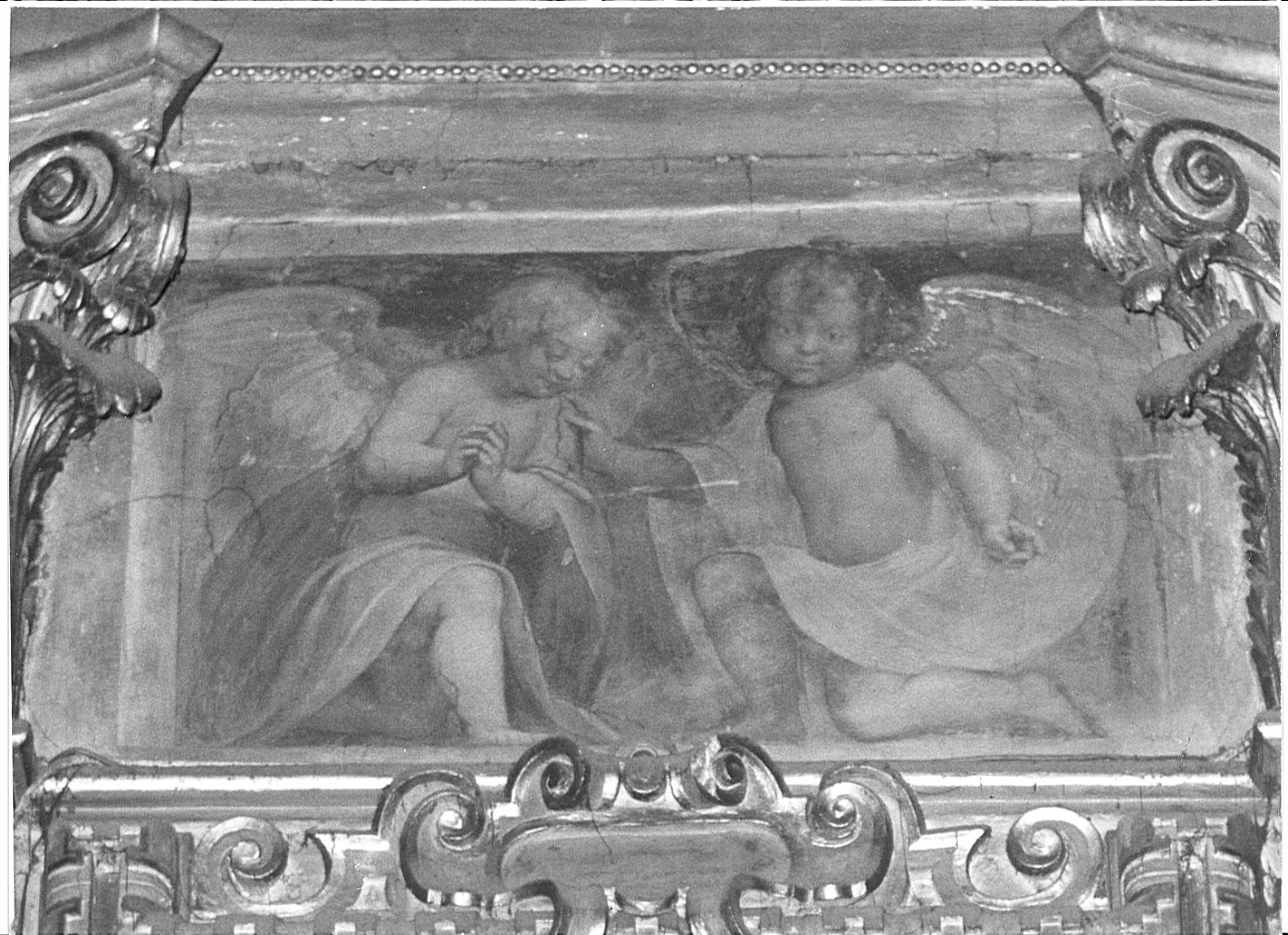 angeli musicanti (decorazione pittorica, complesso decorativo) - ambito lombardo (prima metà sec. XVII)