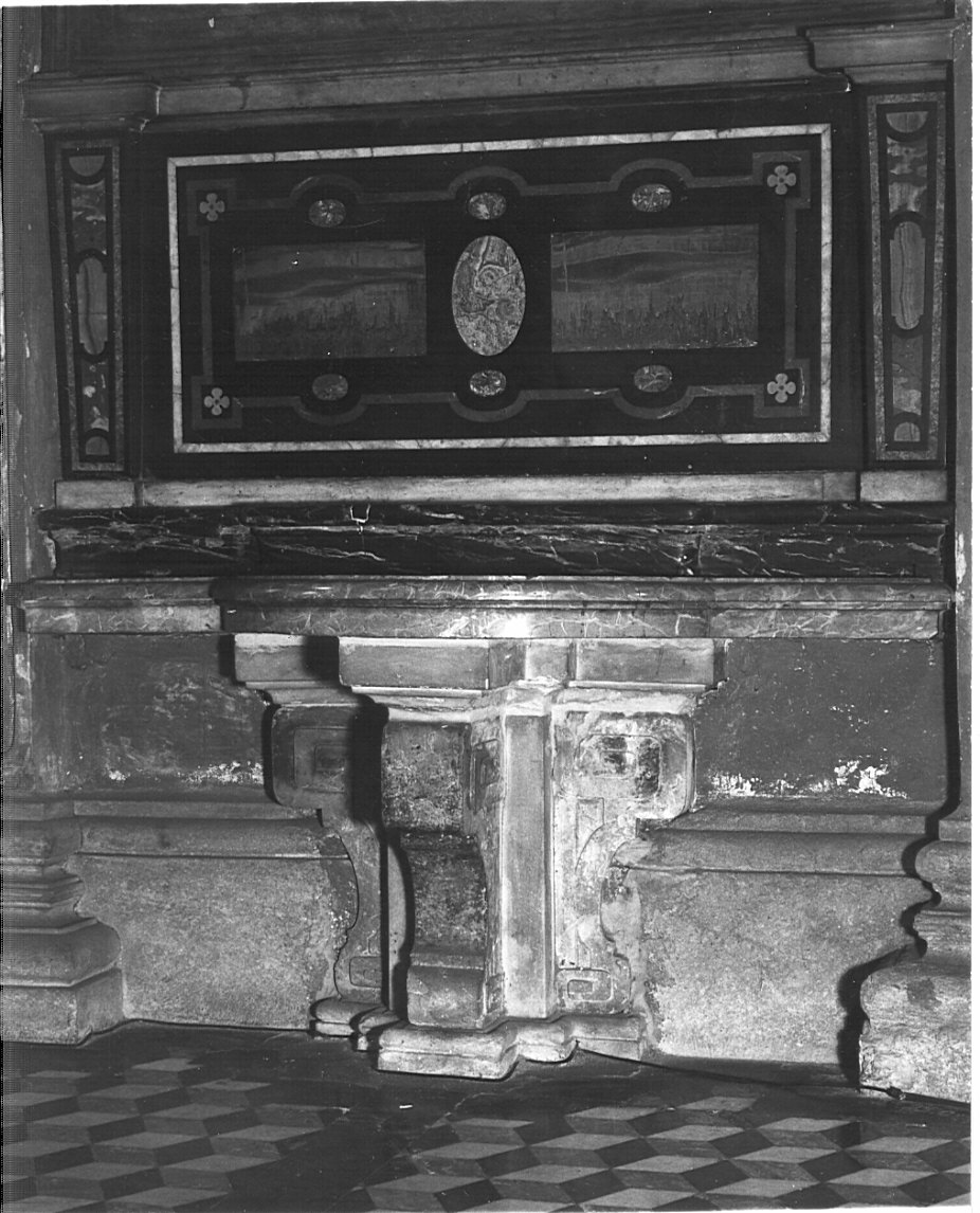 mensola, coppia - bottega lombarda (prima metà sec. XVII)